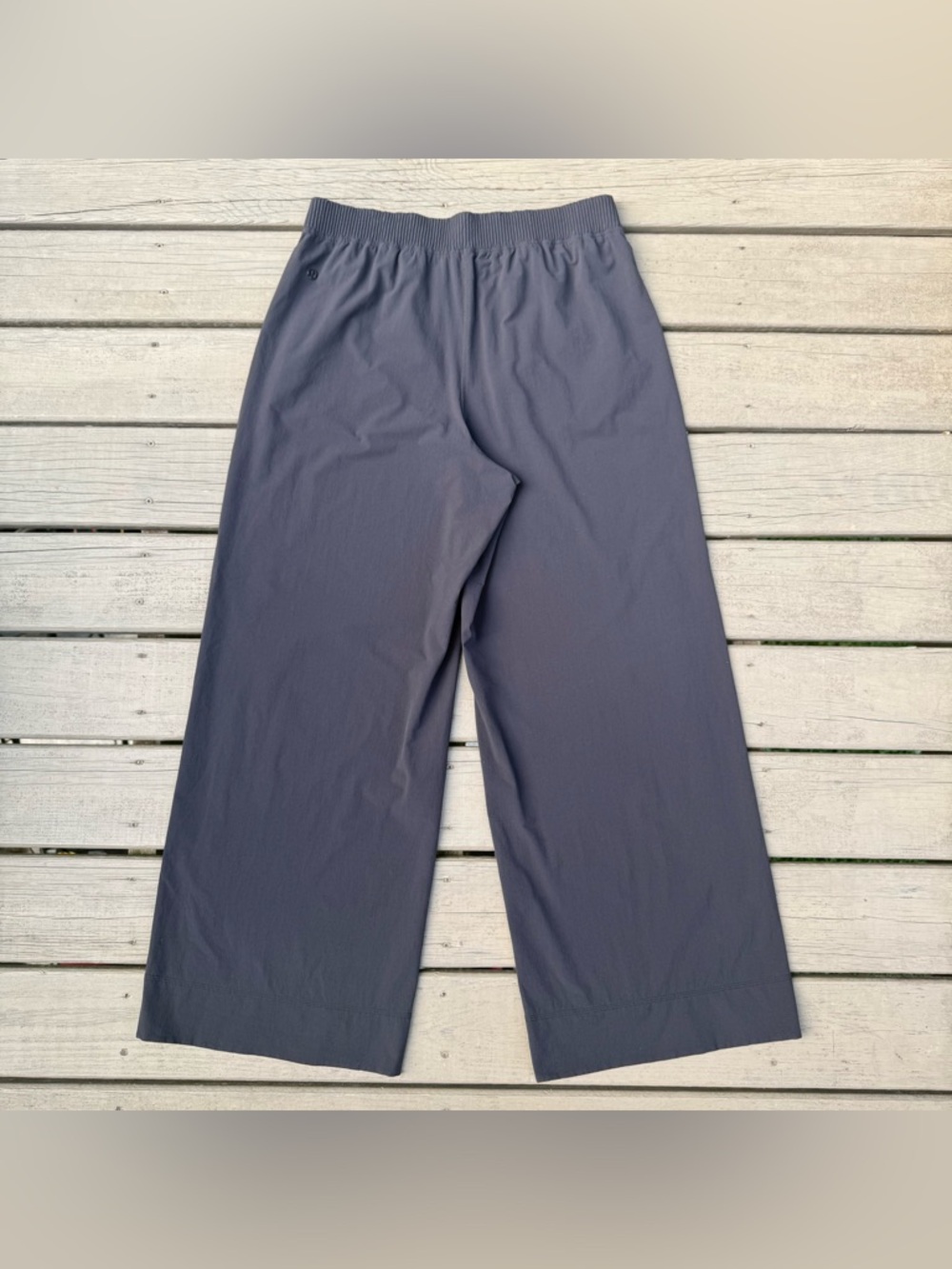 Lululemon Stretch Woven High-Rise Wide-Leg Pants in Black size XL - Picture 7 of 14